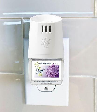 Scent Fill Lilac Blossoms Plug in Air Freshener, 4 Scented Oil Refills - Image 2