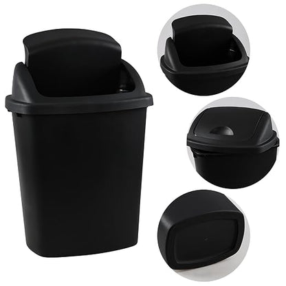 25 Liter Plastic Swing-Top Trash Can - Image 3