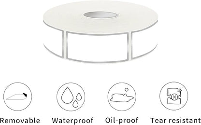 600 Silvery Border Removable Freezer Labels Water Oil Resistant - Image 3