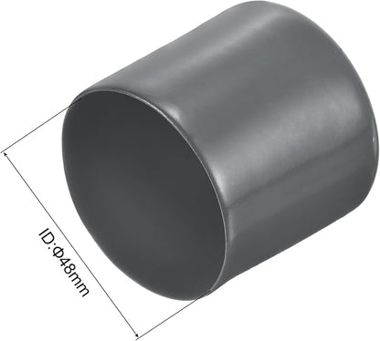 uxcell 20pcs Rubber End Caps 48mm ID Vinyl Round Tube Bolt Cap Cover Thread - Image 3