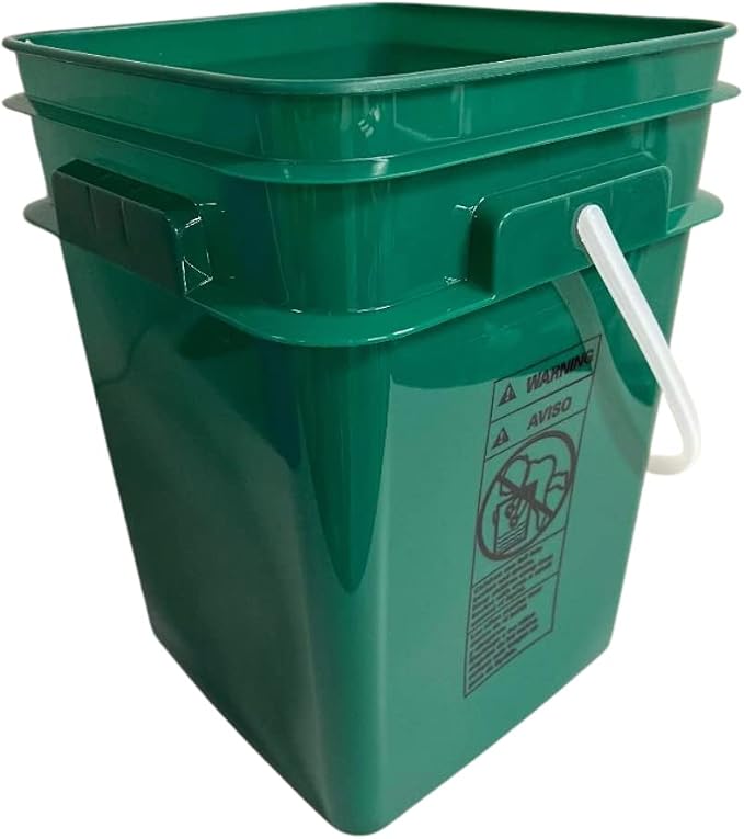 House Naturals 4 Gallon Square Food Grade Bucket Pail - Image 9
