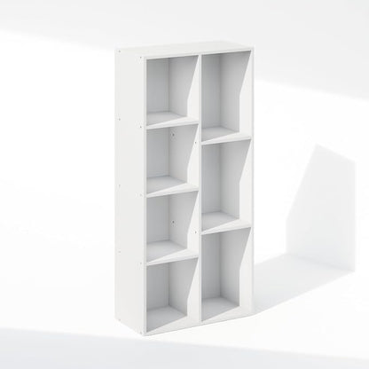 Furinno Reed Closet Organizers and Storage, 7-Cube Closet Organizer, Open Shelf - Image 3