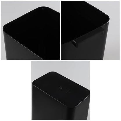 Xyskin 4.5 Gallon Plastic Garbage Bin, Deskside Wastebasket, Waste Can - Image 3