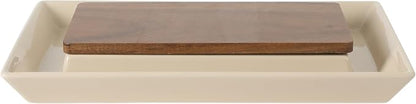 Gibson Elite 3-Section Stoneware Serving Tray - Image 8