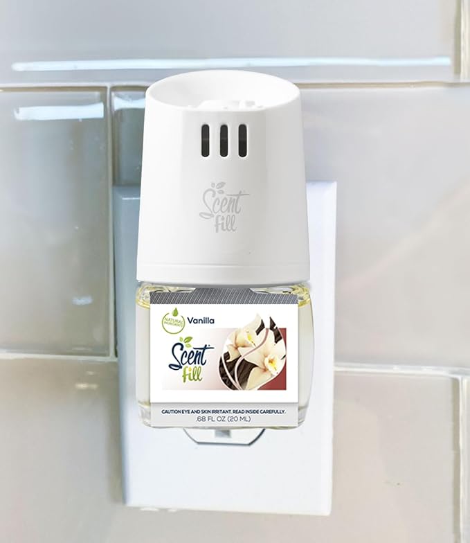Scent Fill Vanilla Plug in Air Freshener, 4 Scented Oil Refills - Image 2