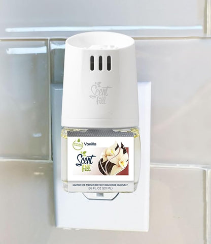 Scent Fill Vanilla Plug in Air Freshener, 4 Scented Oil Refills - Image 2