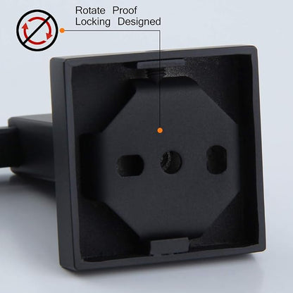 Matte Black Toilet Paper Holder SUS 304 Stainless Steel Wall Mounted Toilet - Image 5