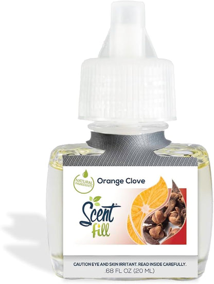Scent Fill Orange Clove Plug in Air Freshener, Scented Oil Refills, 2 Refills + - Image 3