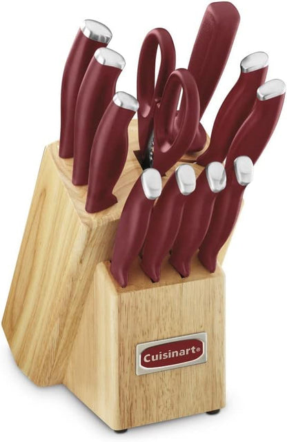 Cuisinart C77SSR-12P Color Pro Collection 12 Piece Knife Block Set - Image 2