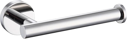 TASTOS Polished Chrome Toilet Paper Holder SUS304 Stainless Steel, Modern Round by TASTOS
