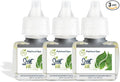 Scent Fill 100% Natural Patchouli Spa Plug in Air Freshener, Scented Oil Refills, 3 Refills