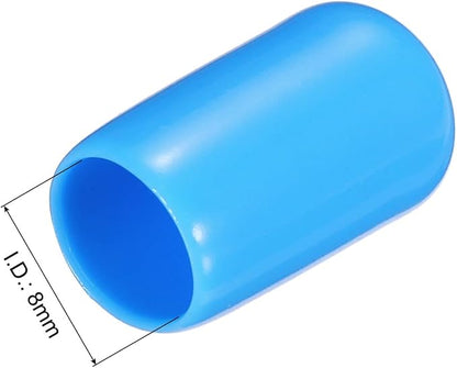 uxcell 20pcs Rubber End Caps 8mm ID Vinyl PVC Round Tube Bolt Cap Cover Screw - Image 3