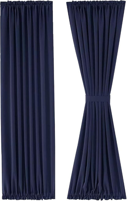 DWCN French Door Curtains – Rod Pocket Thermal Blackout Curtain - Image 6