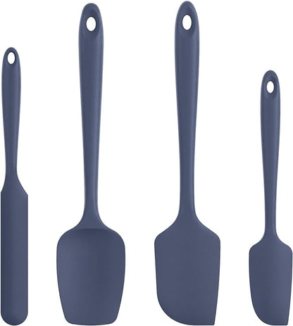 Heat Resistant Silicone Spatula Set: U-Taste 600ºF High Temp Seamless Food by U-Taste