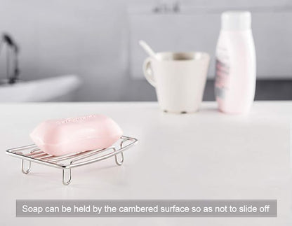 Bar Soap Dish Holder for Shower Bathroom Stainless Steel Rust Proof Self - Image 7