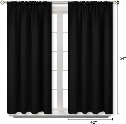 BGment Black Out Curtains 54 Inches Length - Image 8