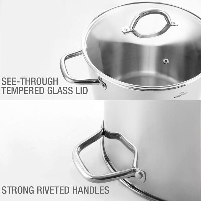 HOMICHEF 10 Quart Stock Pot - Image 6
