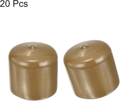 uxcell 20pcs Rubber End Caps 46mm ID Vinyl PVC Round Tube Bolt Cap Cover Screw - Image 2