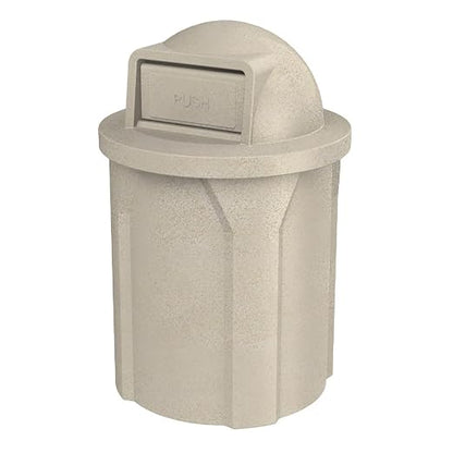 42 Gallon Circle 100% Recycled Plastic Heavy Duty Indoor or Outdoor Commercial by SturdyEssentials