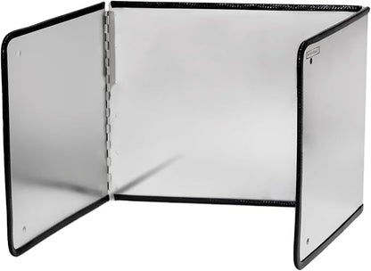 Large 3 Sided Splatter Guard for Frying Stove Top, Oil Splash Guard Cooking for by LTSEAME