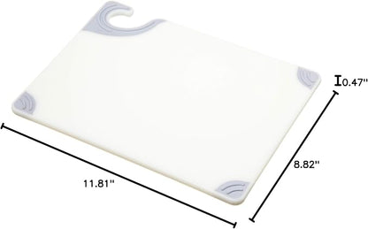 San Jamar Saf-T-Grip Plastic Cutting Board - Image 6