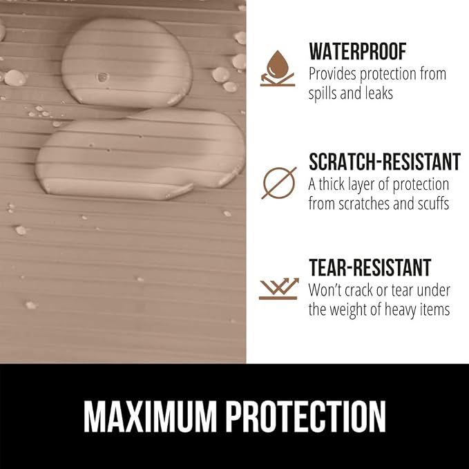GORILLA GRIP DuraGuard Shelf Liner, 17.5x30 Non-Adhesive Cabinet Liners - Image 4
