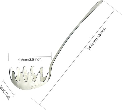 13.5Inch Pasta Spoon, Spaghetti Fork - Image 2