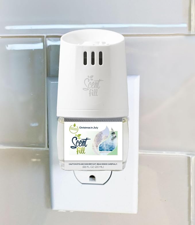 Scent Fill Christmas in July Plug in Air Freshener, Scented Oil Refills - Image 2