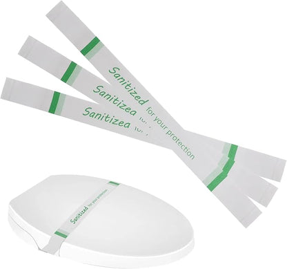 Germiwipe Printed Toilet Seat Bands, Toilet Strips, Hotel Essentials Paper by Germiwipe