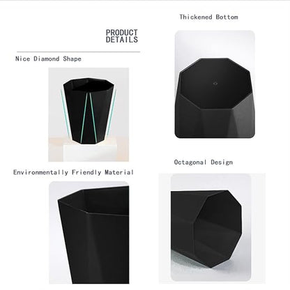 Small Trash Can 2.6 Gallon Bathroom Garbage Can Waste Basket Recycling Bin - Image 7