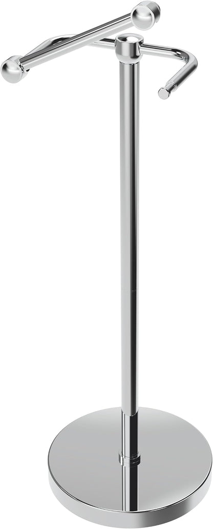 RARXTR Toilet Paper Holder Stand, Post Pivoting Design Free Standing Toilet by ElevateYourSpaceChooseRARXTR