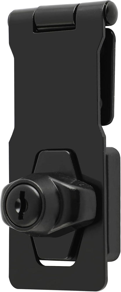 Alise Keyed Hasp Lock, 4 Inch Safety Packlock Clasp Hasps Latch, Garage Doors by Alise