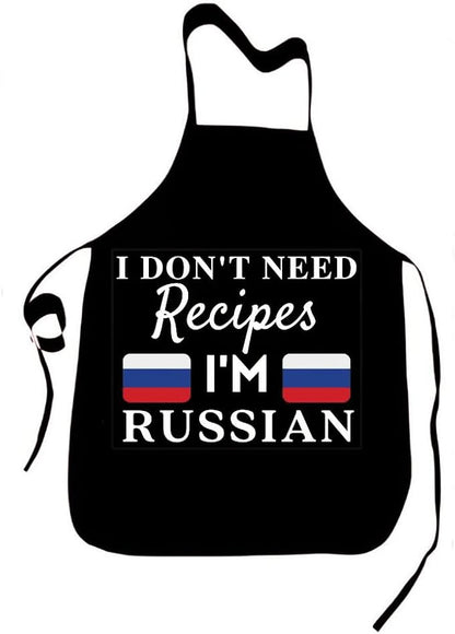 I Don't Need Recipes Novelty Chef Kitchen BBQ Apron Barber Chef Bib BBQ Kitchen by FaceYee