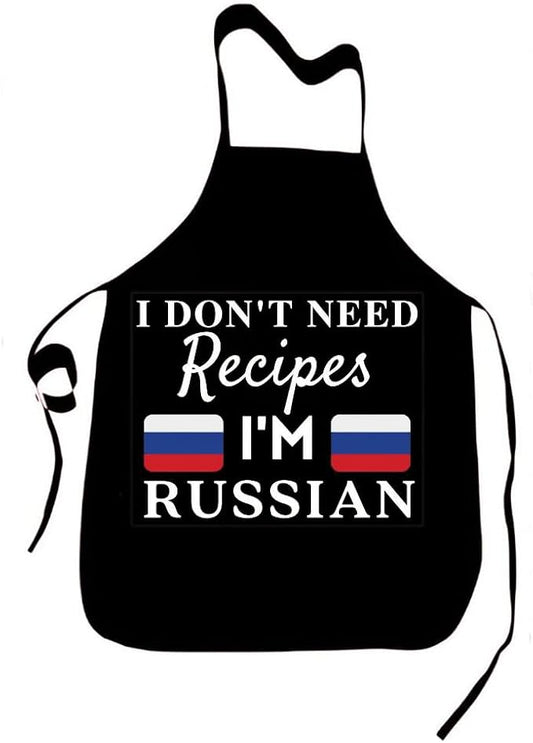 I Don't Need Recipes Novelty Chef Kitchen BBQ Apron Barber Chef Bib BBQ Kitchen by FaceYee
