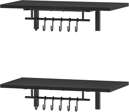 CHOEZON Wall-Mounted Pot Racks, Floating Shelves, Vintage Pot Hangers - Image 8