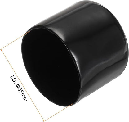 uxcell 20pcs Rubber End Caps 35mm ID Vinyl PVC Round Tube Bolt Cap Cover Screw - Image 3