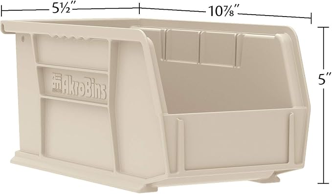 Akro-Mils 30230 AkroBins Plastic Storage Bins, Space-Saving Stackable Bins - Image 2