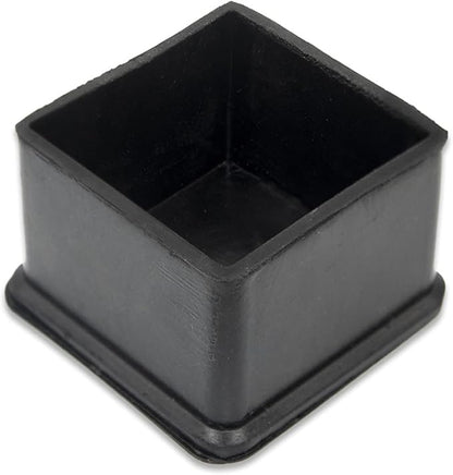 Flyshop Non-Slip Thick Rubber Leg Tips Floor Protectors Square Chair Leg Caps - Image 3