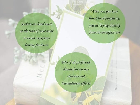 Floral Simplicity Frost Scented Sachets Pack of 6, Fall & Winter - Image 2