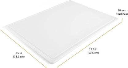 FARBERWARE Extra-Large Plastic Cutting Board, 15x20 Inch Dishwasher-Safe - Image 3