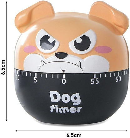 Cute Dog Kitchen Timer Manual Mechanical Rotating Alarm 55 Minutes Countdown - Image 7