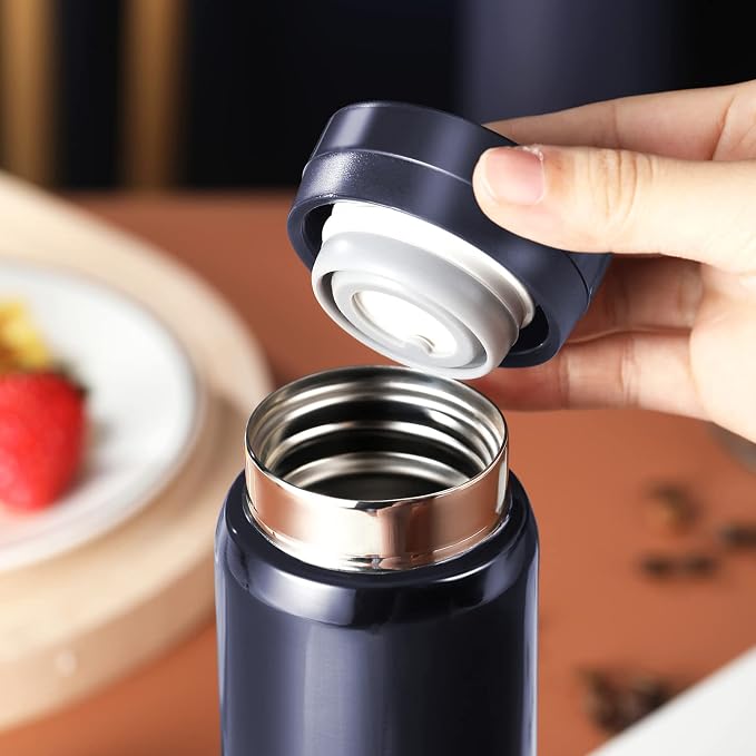 10oz Mini Water Bottle Stainless Steel Thermos Small Flask - Image 4