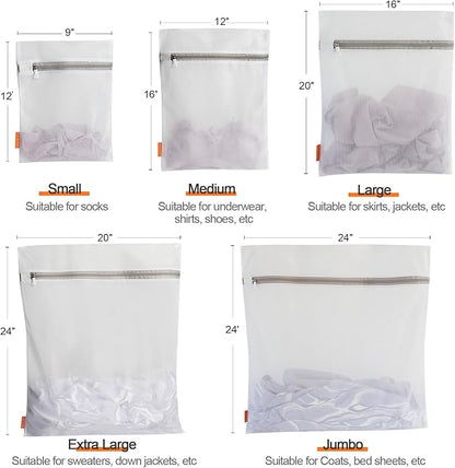 Polecasa 3Pcs 16 x 20 Inches Extra Durable Fine Mesh Laundry Bags - Image 5