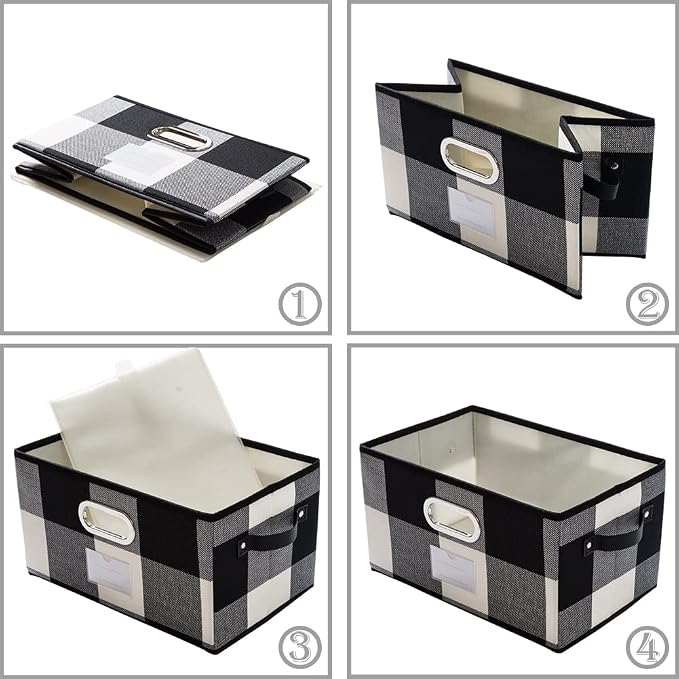 PRANDOM Large Collapsible Storage Baskets - Image 4