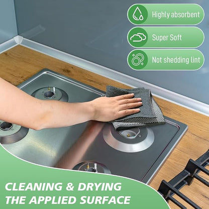 SINLAND Microfiber Dish Cloths Wash Clothes - Image 4