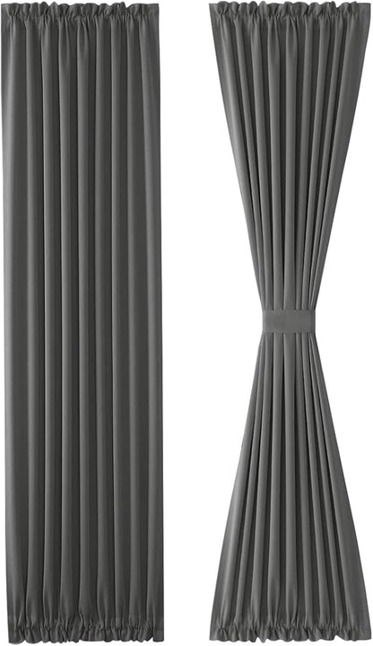 DWCN French Door Curtains – Rod Pocket Thermal Blackout Curtain - Image 7