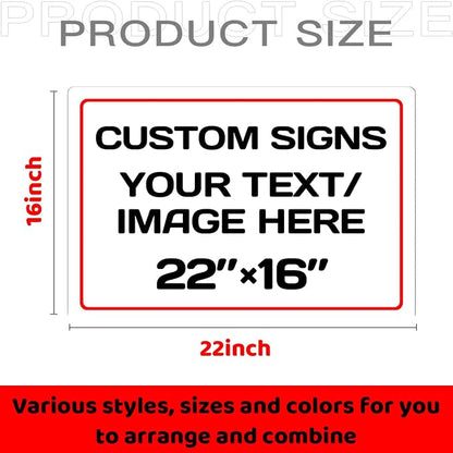 Personalized Aluminum Weatherproof Metal Signs - Image 2