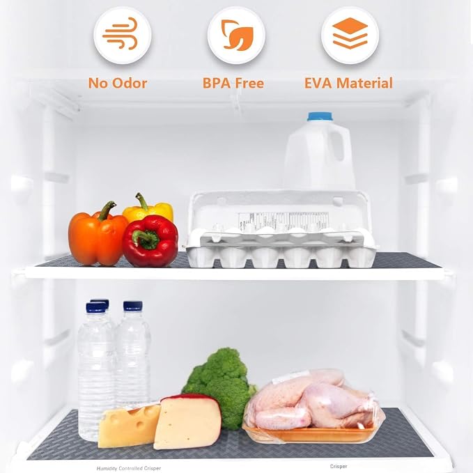 Shelf Liners for Kitchen Cabinets Refrigerator Liners Waterproof & Oil-Proof - Image 5