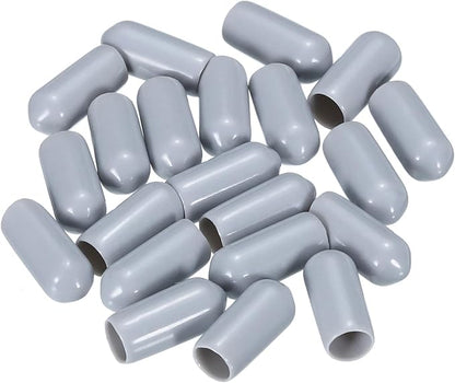 uxcell 20pcs Rubber End Caps 6mm ID Vinyl PVC Round Tube Bolt Cap Cover Screw - Image 4