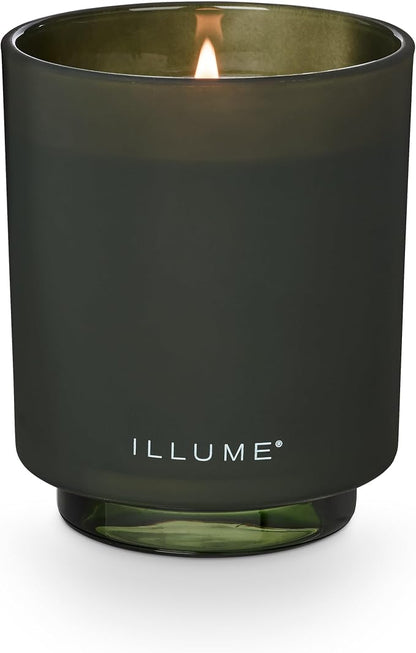 ILLUME Refillable Boxed Glass Candle, Balsam & Cedar - Image 4